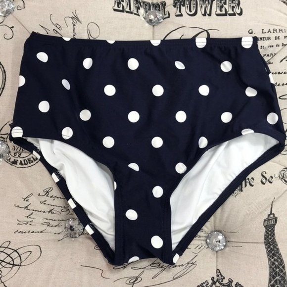 Kate Spade New York High Waisted Bikini Bottom - Picture 3 of 6